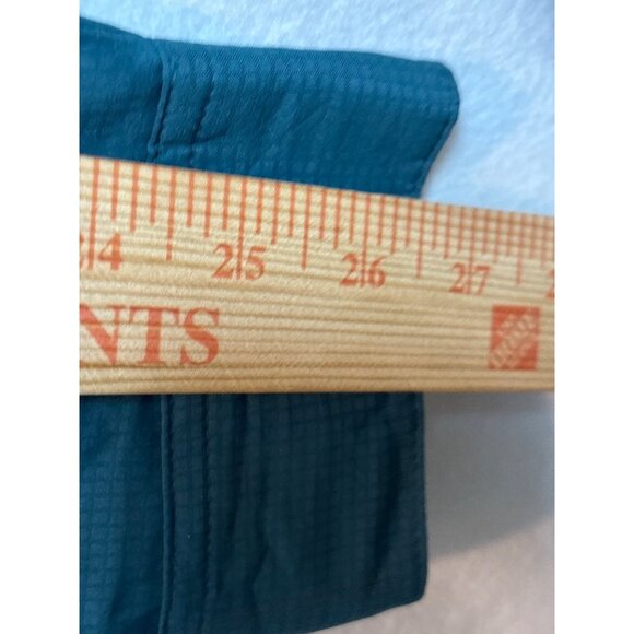 Magellan Outdoors Fish Gear Teal Button-Up Shirt 2XL Classic Fit Mens Short Slee - Picture 9 of 13